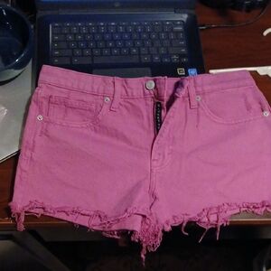 Lucky Brand Fuchsia Jean Shorts